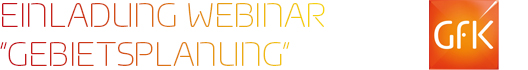 Einladung zum Webinar Gebietsplanung