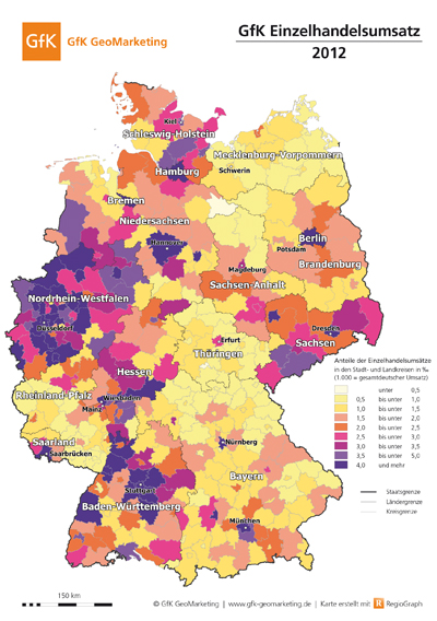 GfK Einzelhandelsumsatz 2012 - GfK GeoMarketing